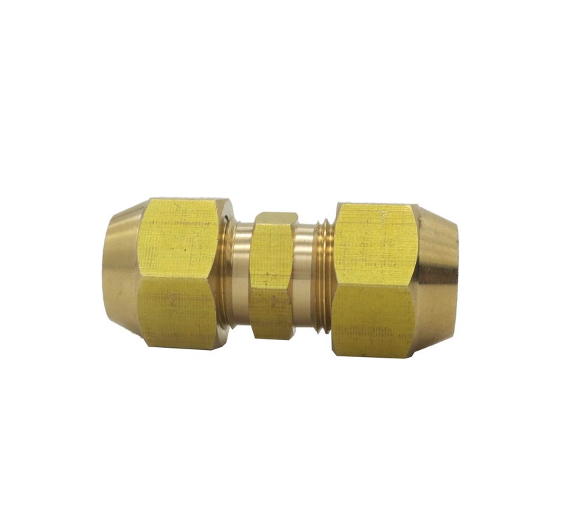 METER STAR Air Conditioning Copper Pipe Extension for Joint Double Connector Intermediate Connection Head Free Welding Butt Copper Tube Diameter 6-19mm Flare Nut (3/8"" (9.53mm) Copper Tube) - Image 4